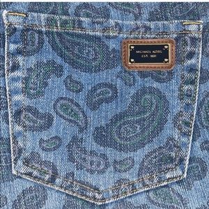 Michael Kors paisley jeans